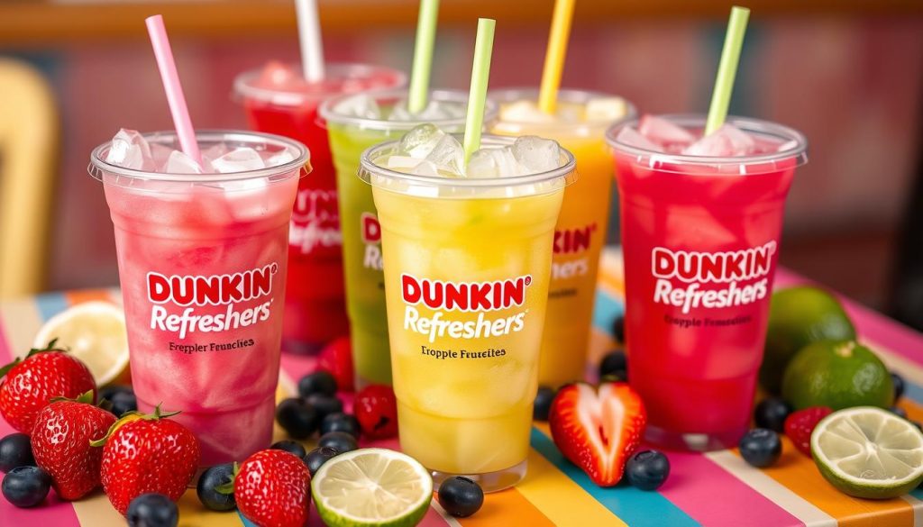 Dunkin Refreshers Beverage Selection