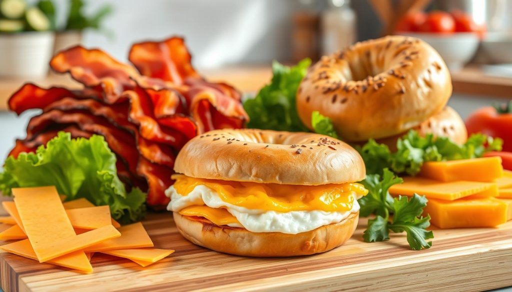 Dunkin Sandwich Ingredients Preparation