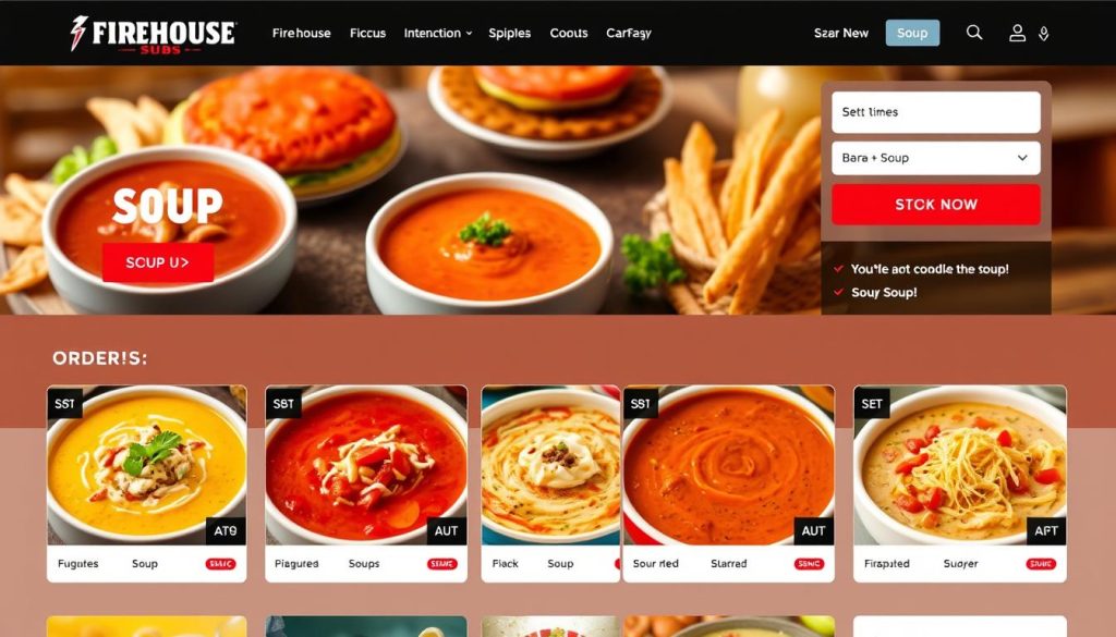 Firehouse Subs Online Ordering Interface