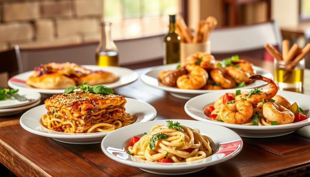 Gluten-Free Main Course Dishes at Olive Garden