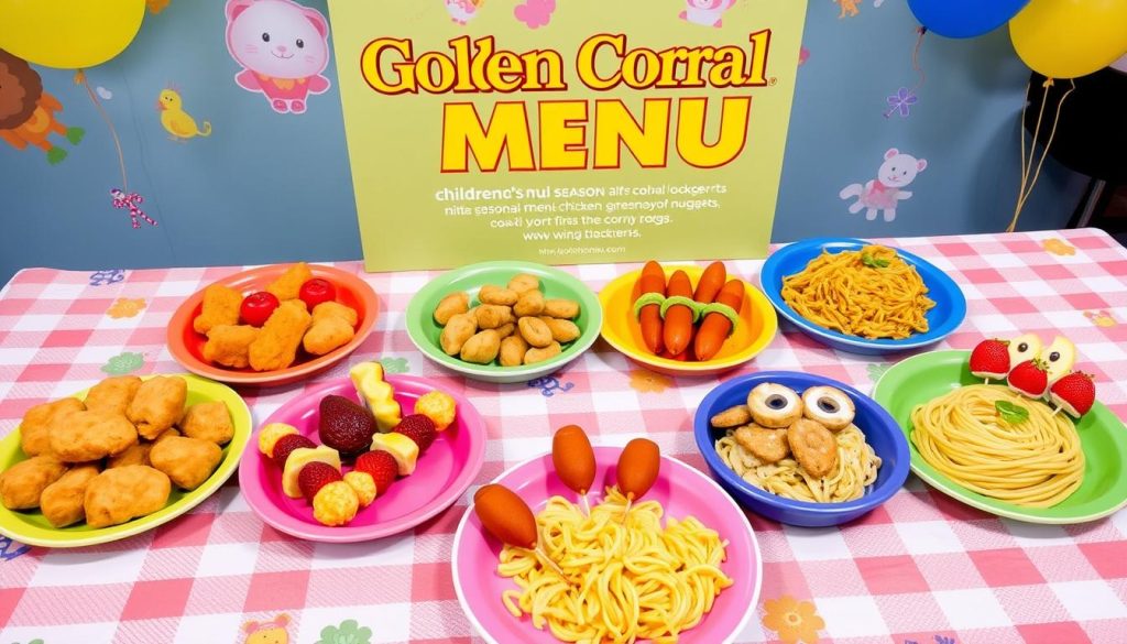 Golden Corral Kids Menu Seasonal Specials