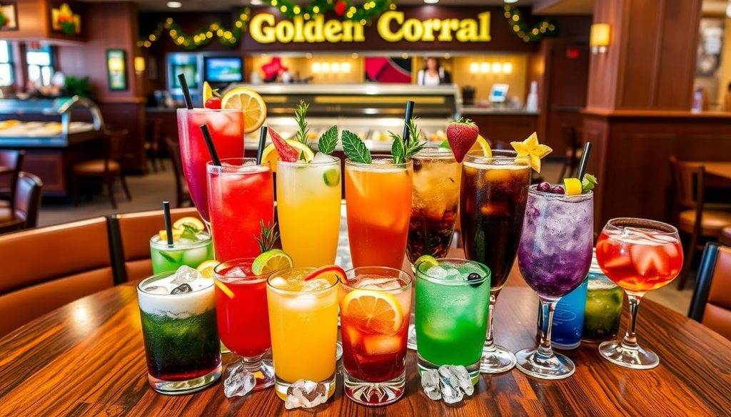 Golden Corral seasonal drinks menu