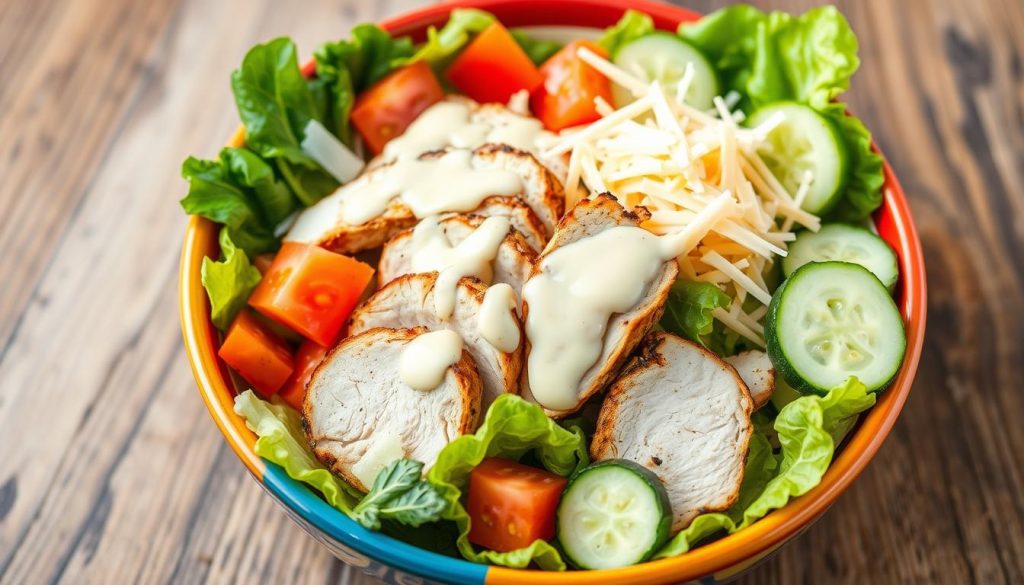 Grilled Chicken Cool Wrap Bowl