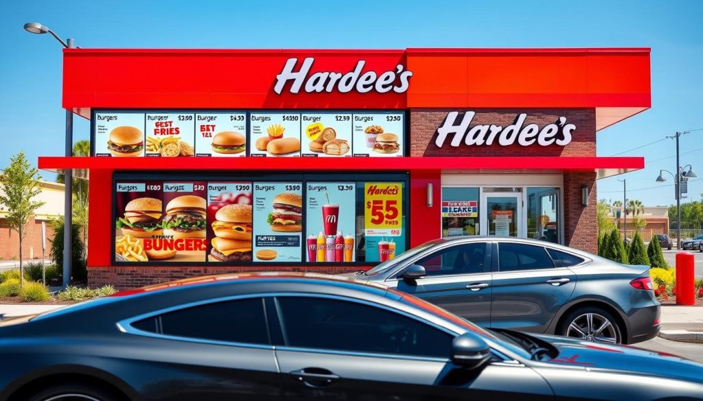 Hardee's Affordable Drive Thru Menu