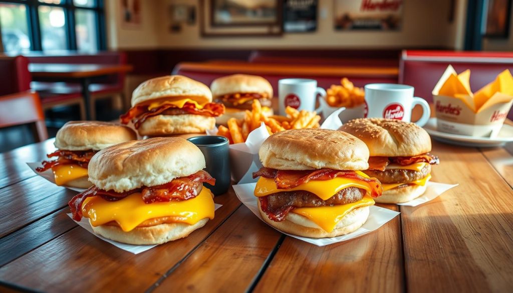 Hardee's Breakfast Sandwich Selection