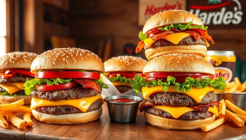 Hardee's Burger Selection