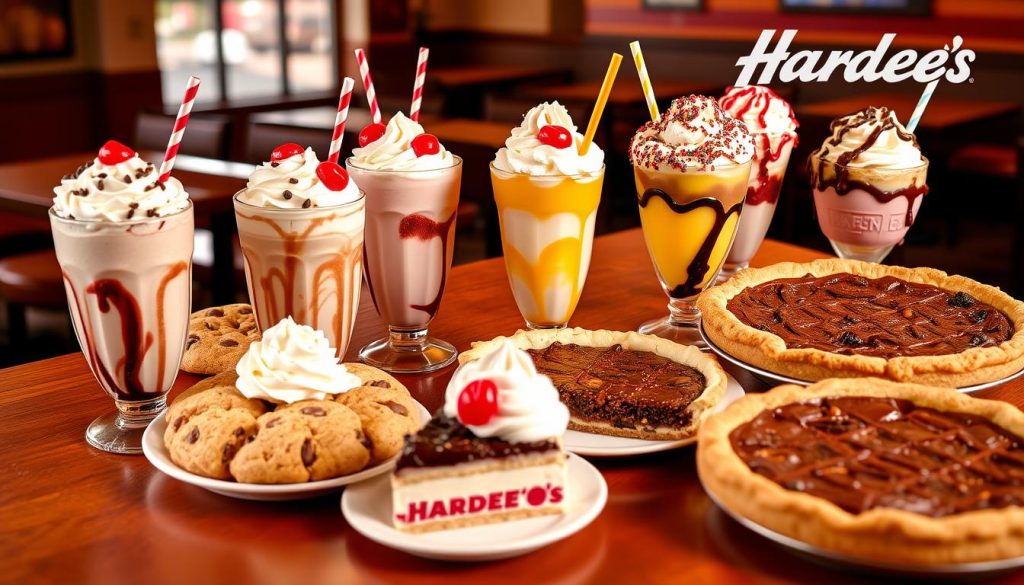 Hardee's Dessert Menu Selections