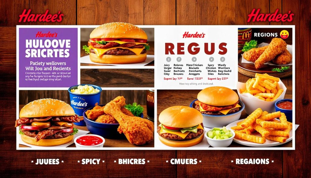 Hardee's Regional Menu Variations