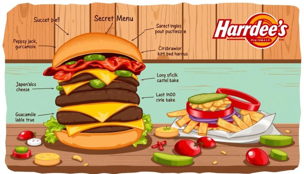 Hardee's Secret Menu Burger Customization