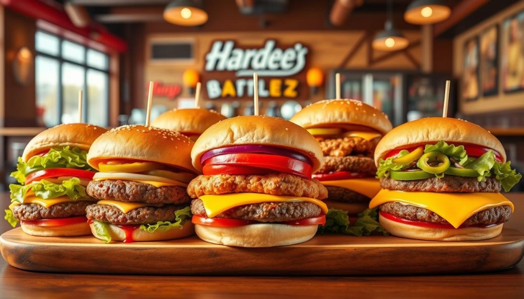 Hardee's burger customization options