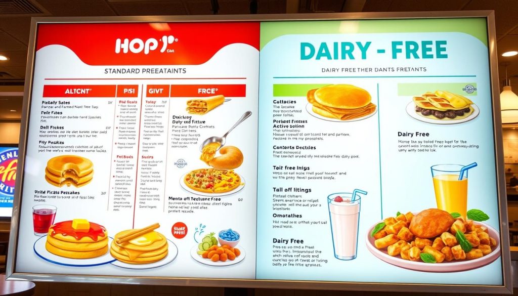 IHOP Dairy-Free Menu Price Comparison