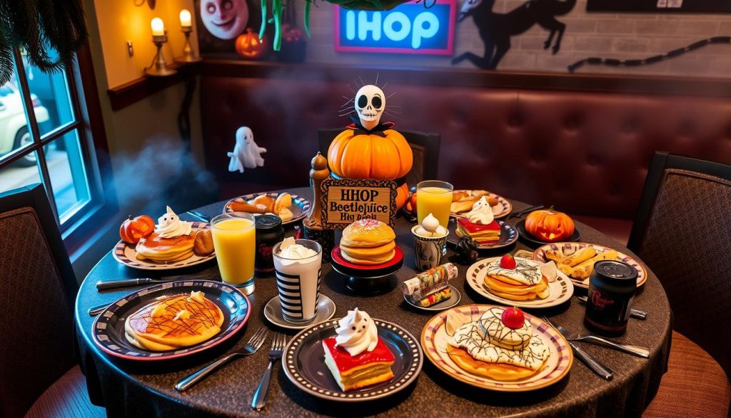 IHOP Halloween Beetlejuice Menu Promotions