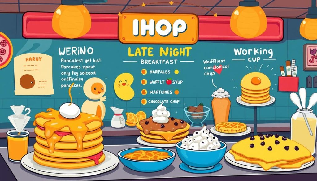 IHOP Late Night Menu Customization Options