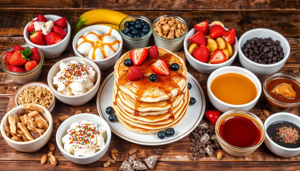 IHOP Pancake Toppings Variety