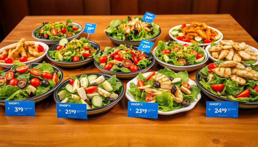 IHOP Salad Prices Comparison