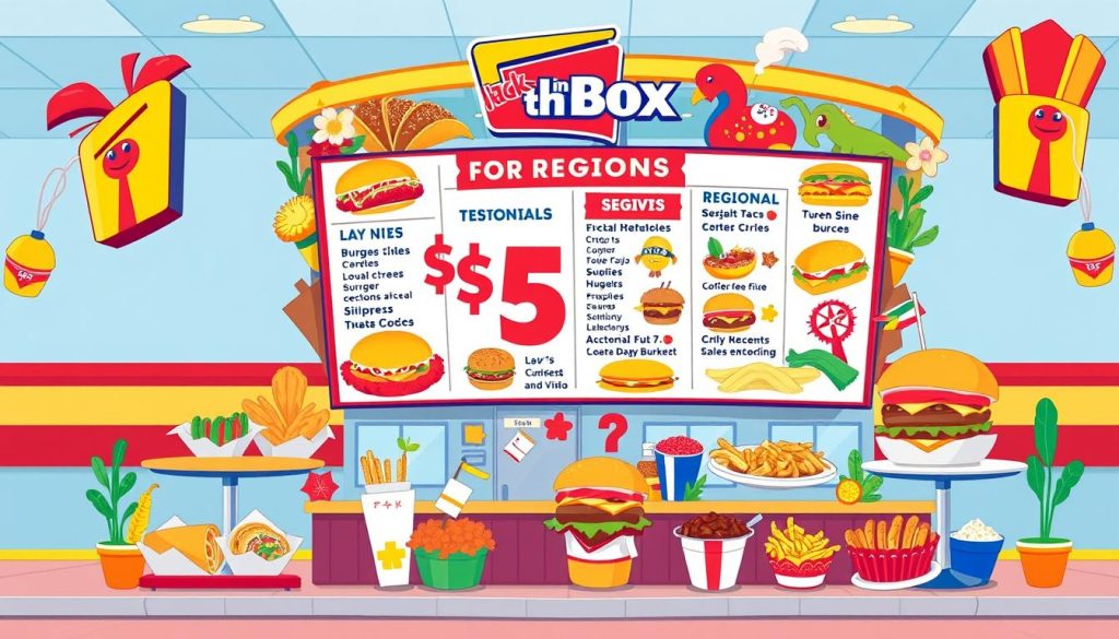 Jack in the Box Regional Menu Variations