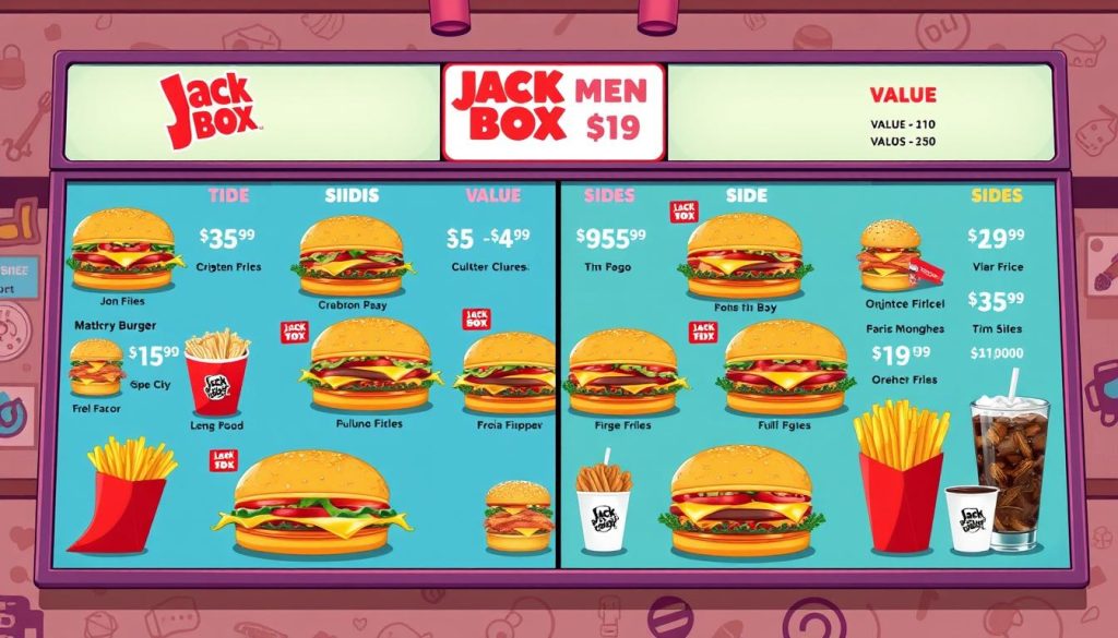 Jack in the Box Value Menu Price Comparison