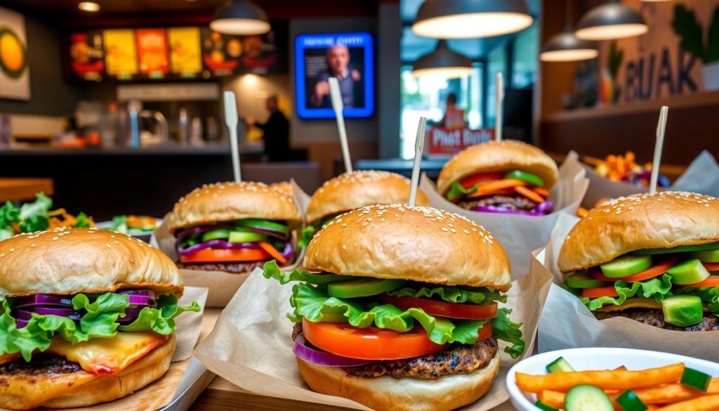 Jack in the Box Veggie Burger Selection