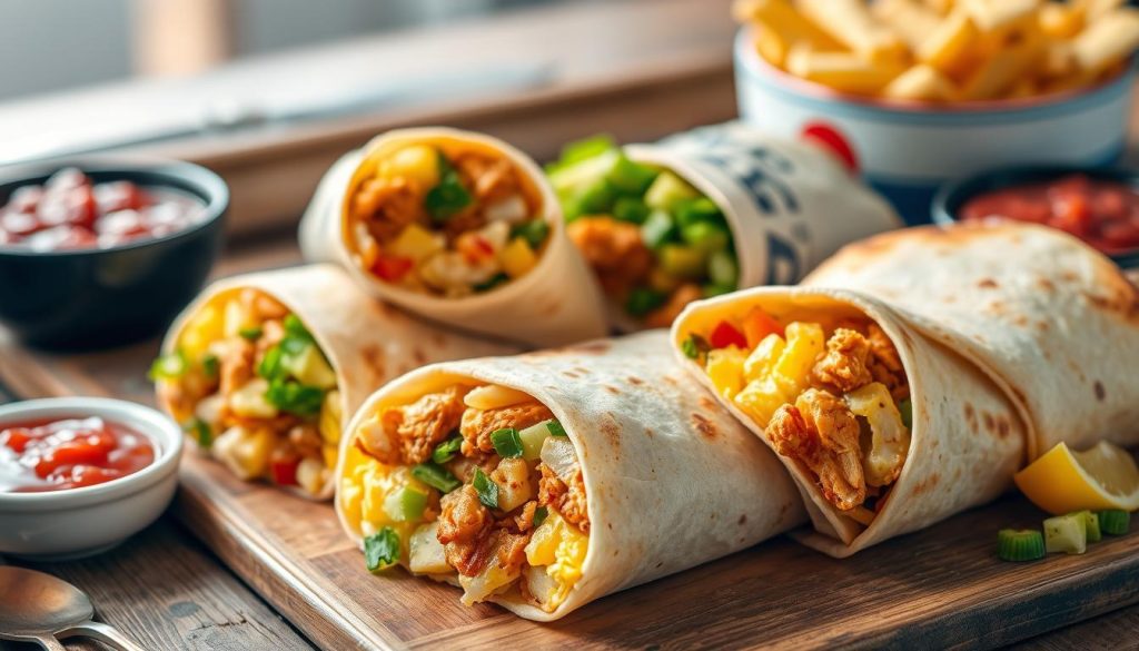 KFC Breakfast Burritos Variety