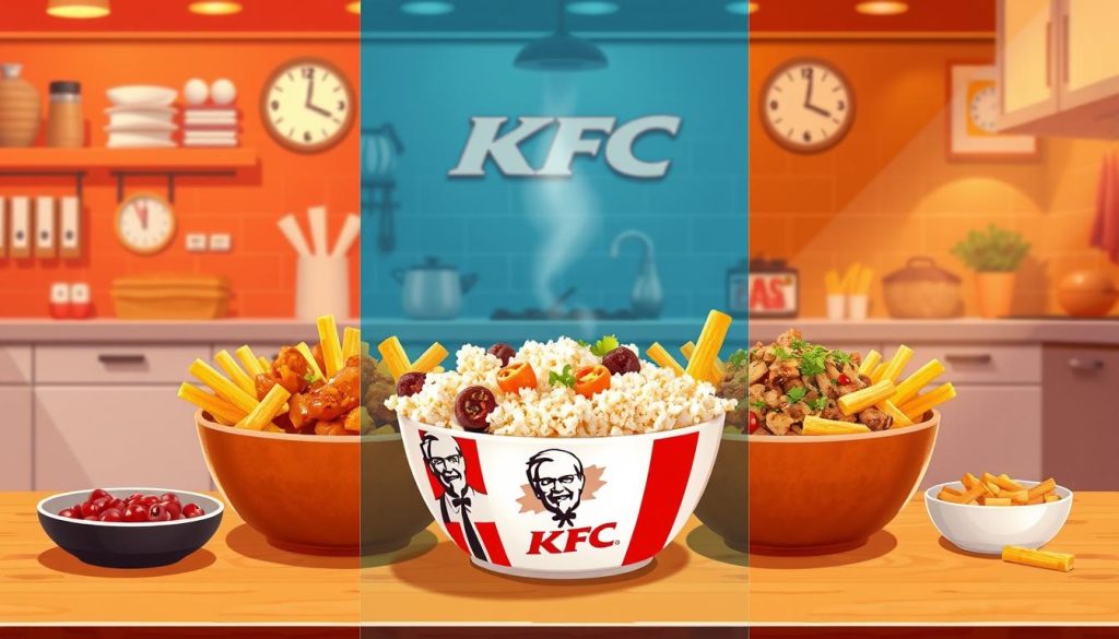 KFC Chicken Bowl Ordering Times