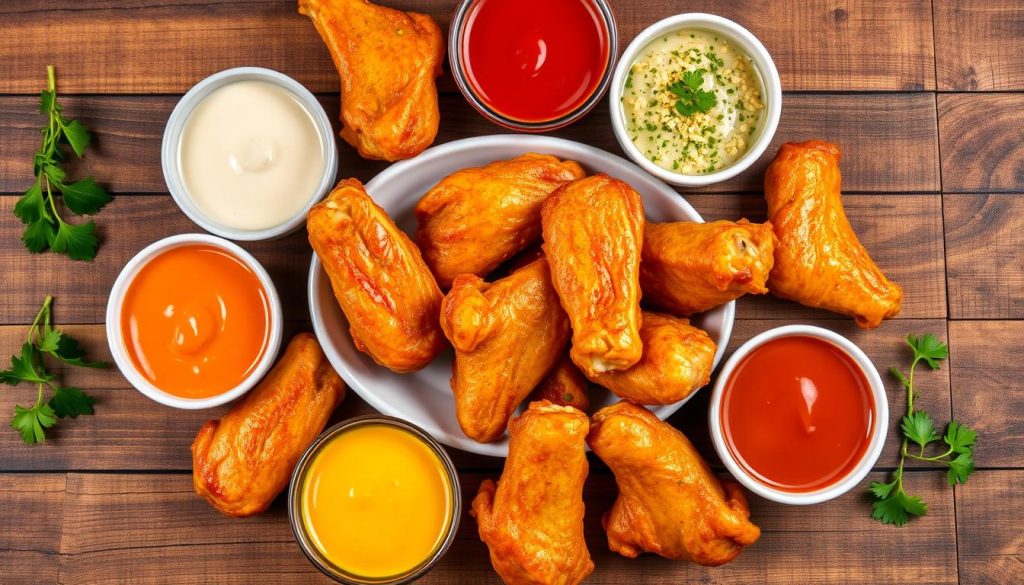 KFC Chicken Wing Sauces