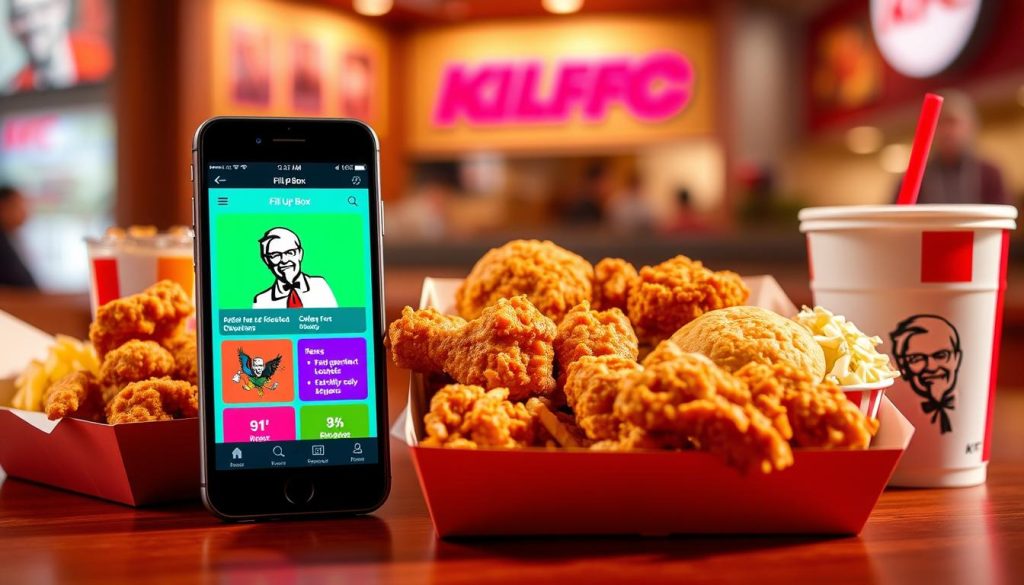 KFC Mobile App Fill Up Box Order