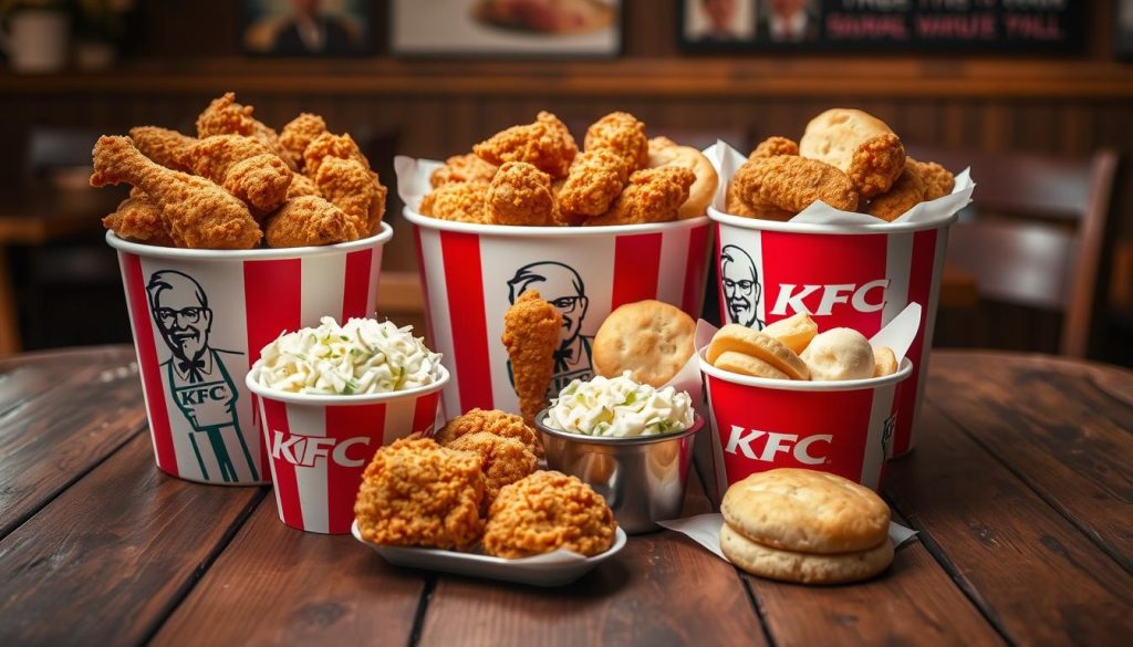 KFC Value Buckets Meal Options