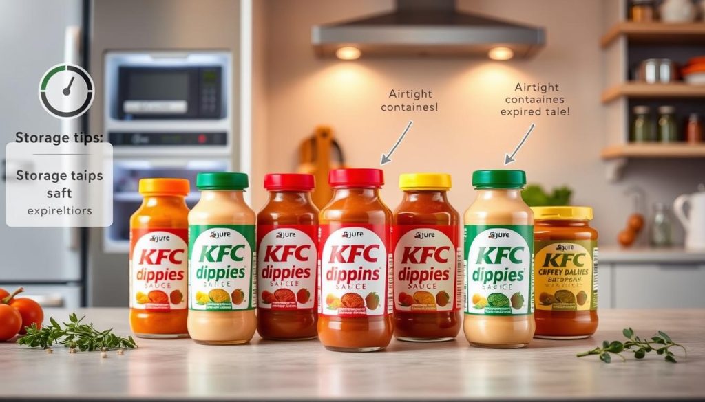 KFC sauce varieties storage tips