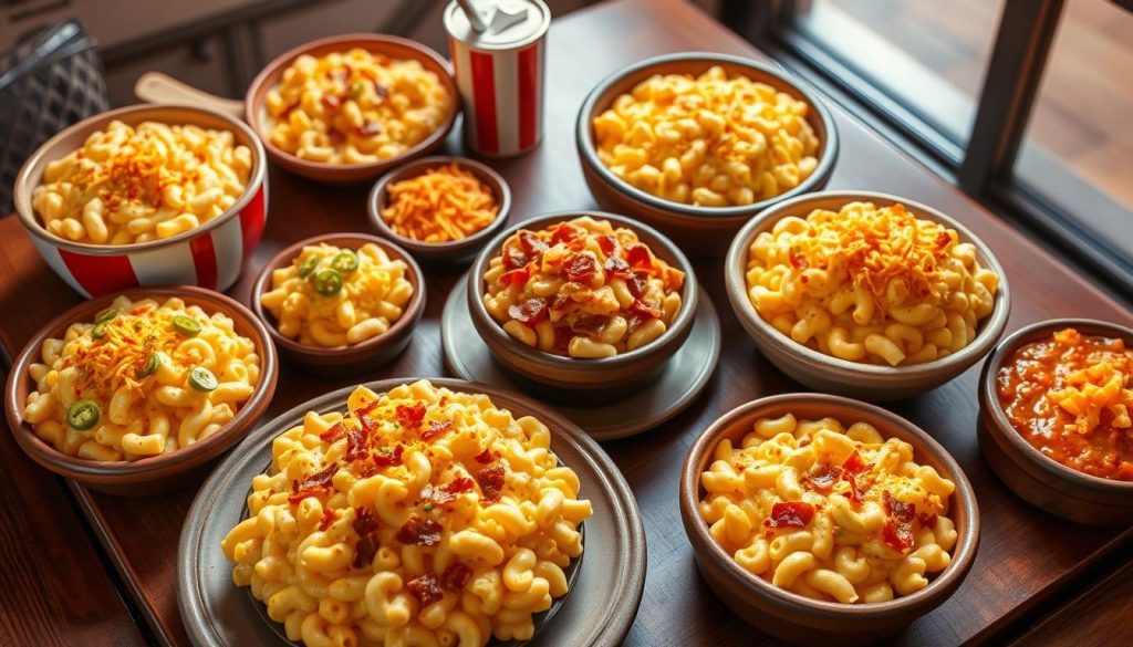 KFC southern-style mac and cheese regional variations