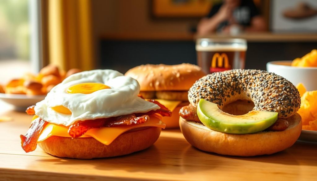 McDonald's Breakfast Bagel Combinations