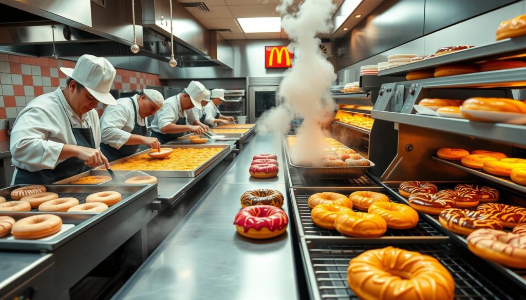 McDonald's Donuts Production Process