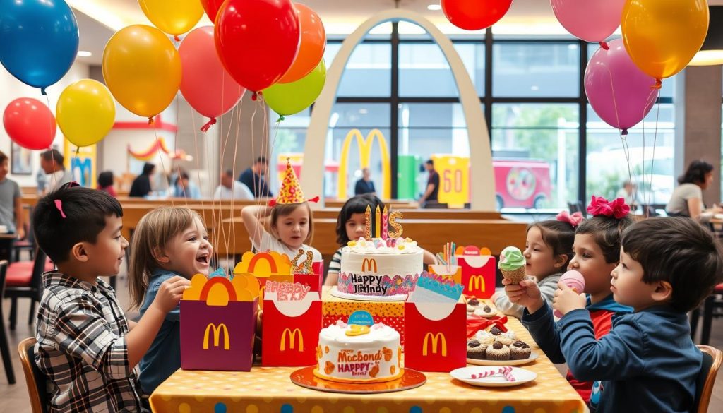 McDonald's Kids Birthday Party Celebration