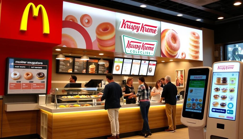 McDonald's Krispy Kreme ordering options