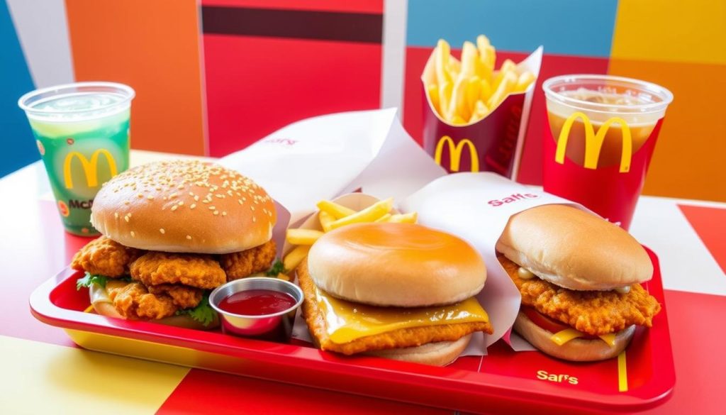 McDonald's UK Chicken and Fish Menu