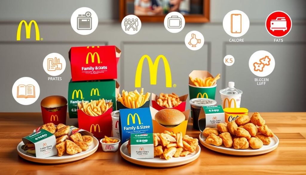 McDonald's family-sized meals nutritional information