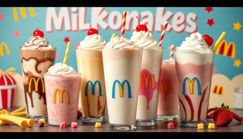 McDonald's milkshake menu