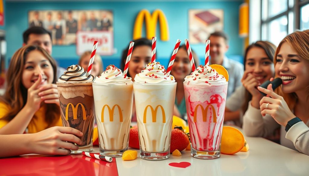 McDonald's milkshake menu customer satisfaction