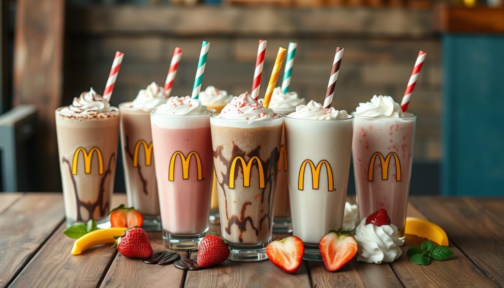 McDonald's milkshake nutritional information