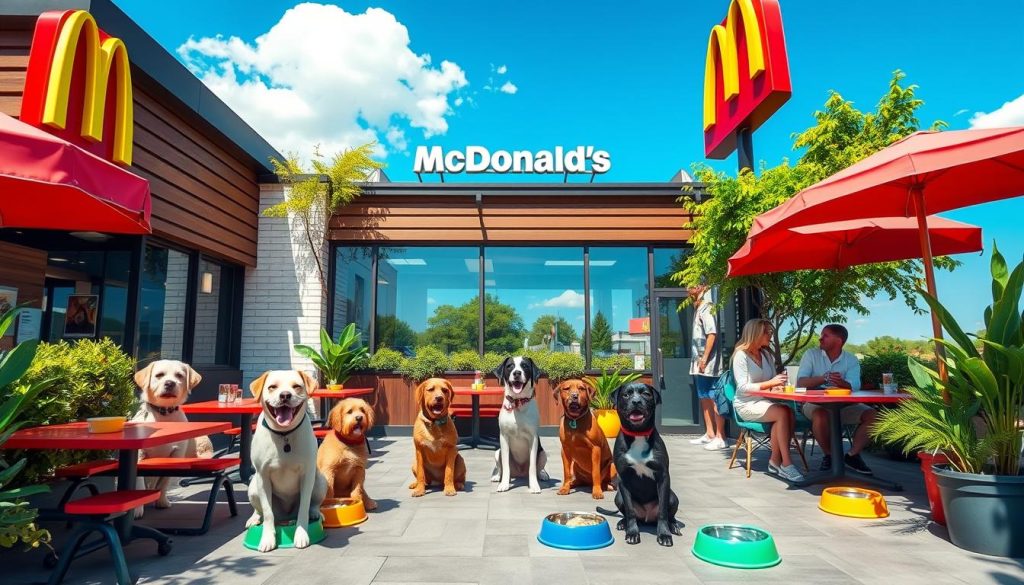 McDonald's pet-friendly menu locations