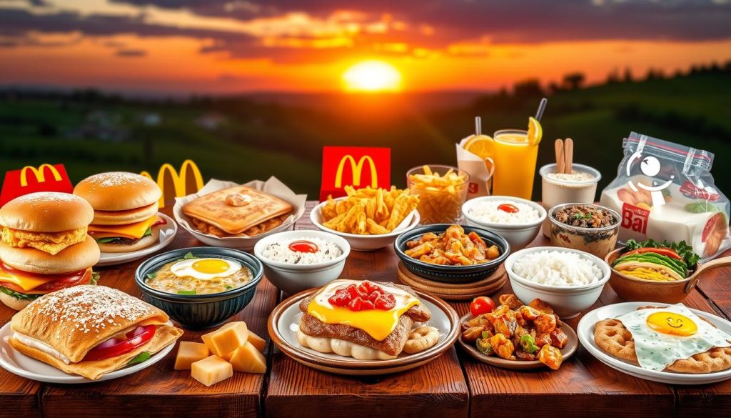 McDonald's regional breakfast menu