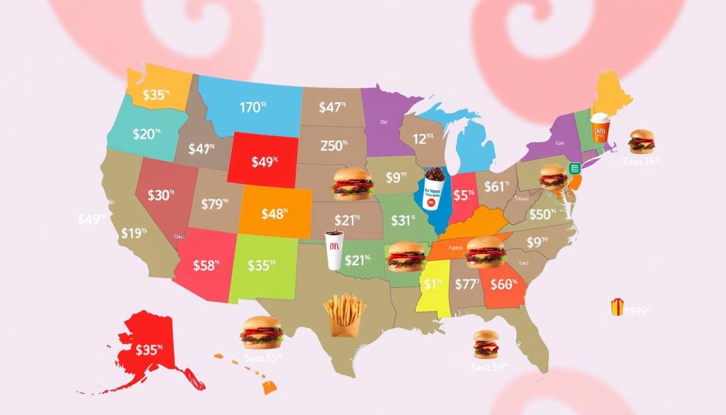 McDonald's regional price variations