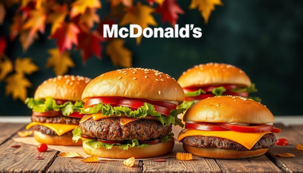 McDonald's seasonal burger varieties