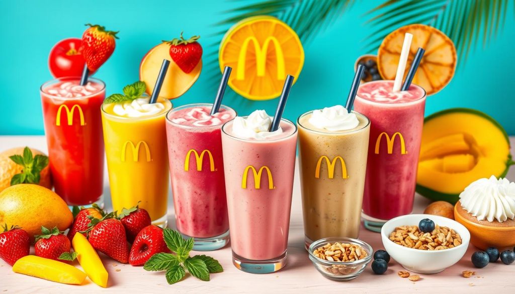 McDonald's smoothie customization options