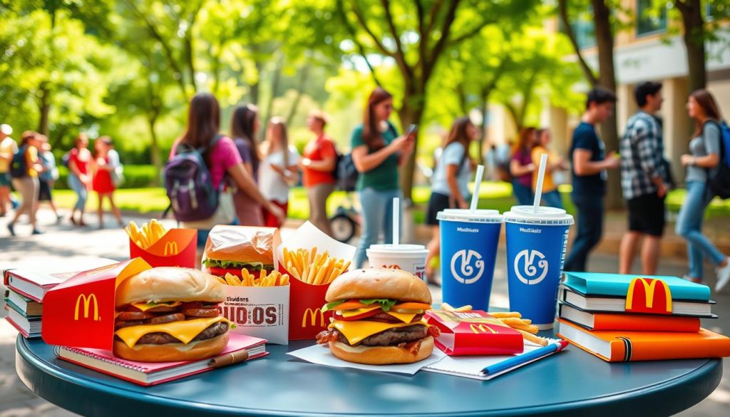 McDonald's student meal deals