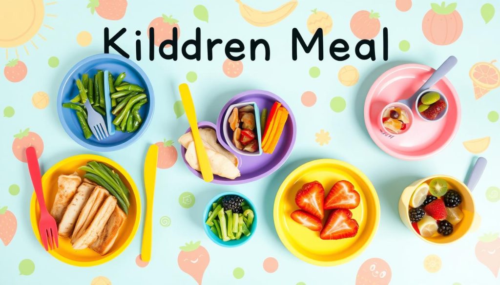 Nutritional information for kids meals