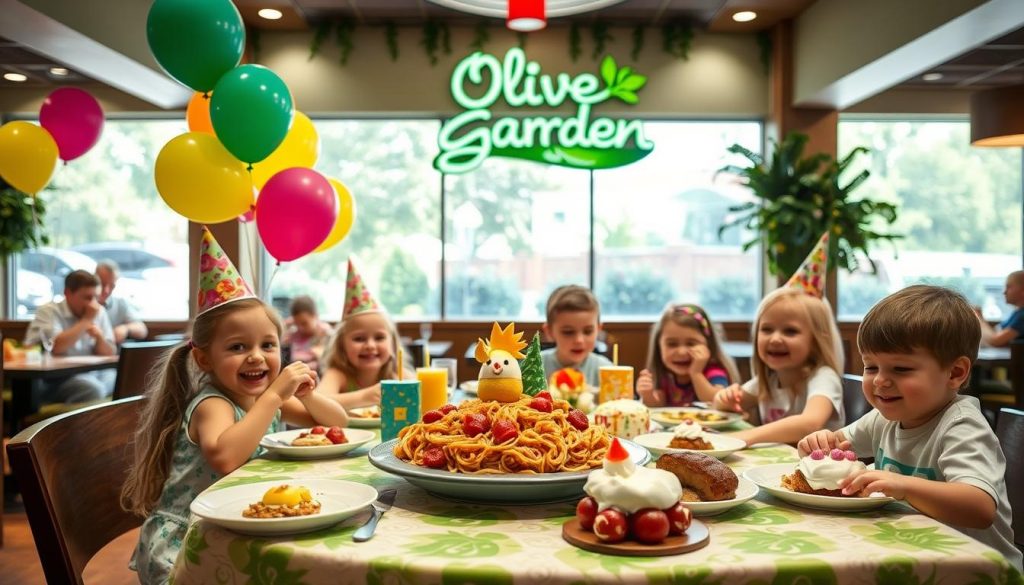 Olive Garden Kids Birthday Celebration