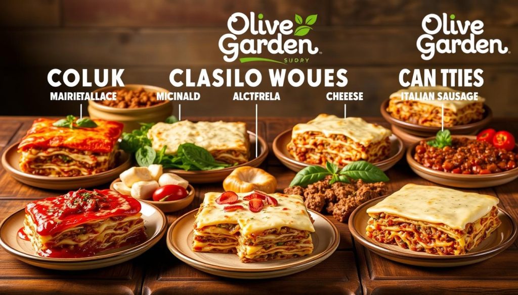 Olive Garden Lasagna Customization Options