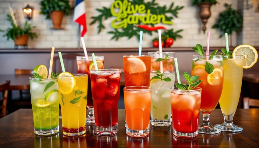 Olive Garden Non-Alcoholic Drink Selection