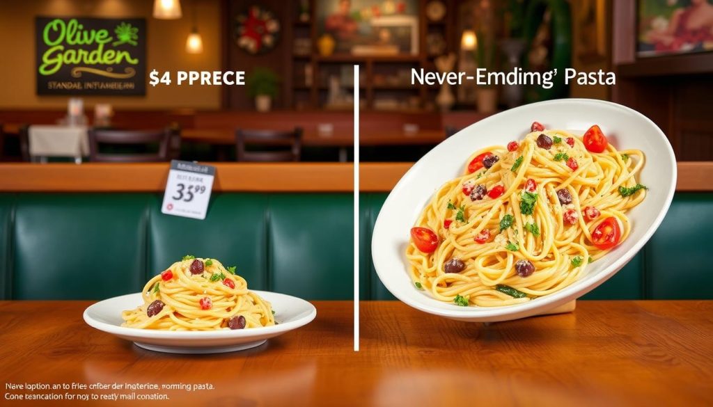 Olive Garden Pasta Price Comparison