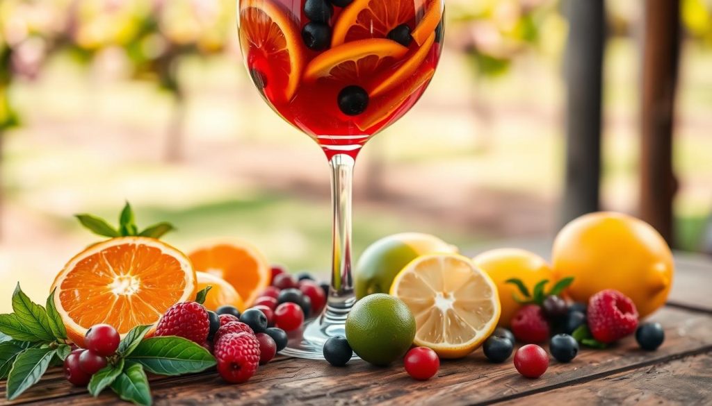 Olive Garden Sangria Fruit Garnishes